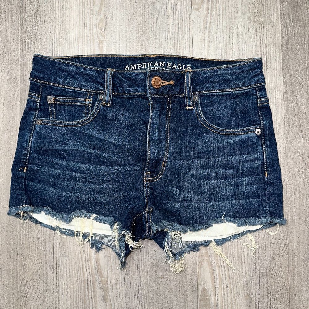 Dark Denim Shorts